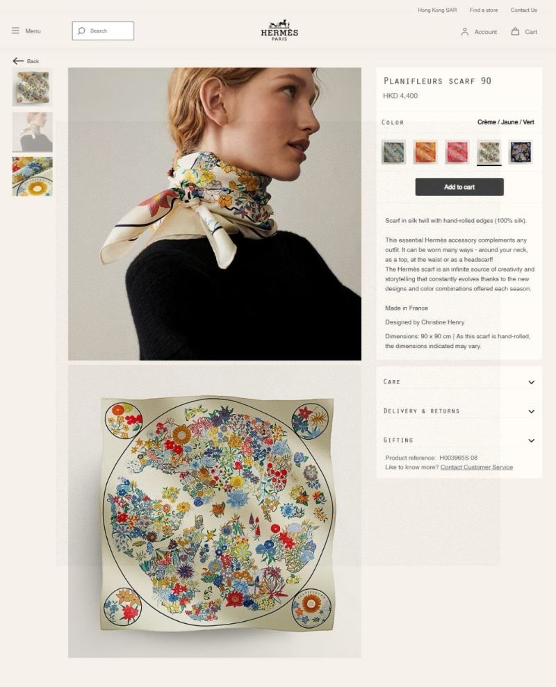 Hermes Scarf